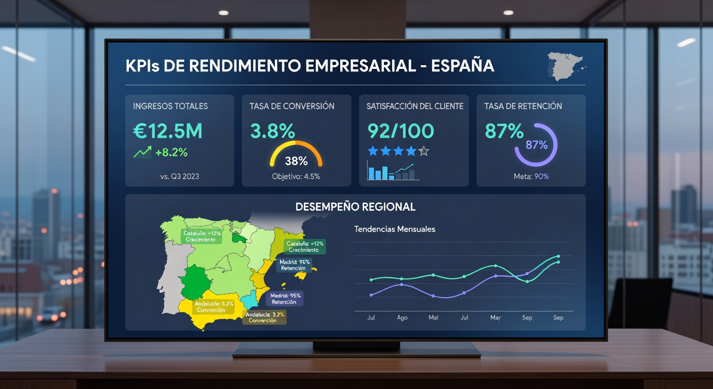 Métricas de negocio Spain Market Advisors