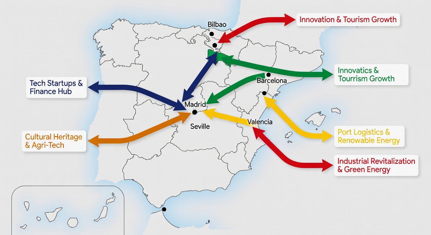Mapa de oportunidades de negocio en España